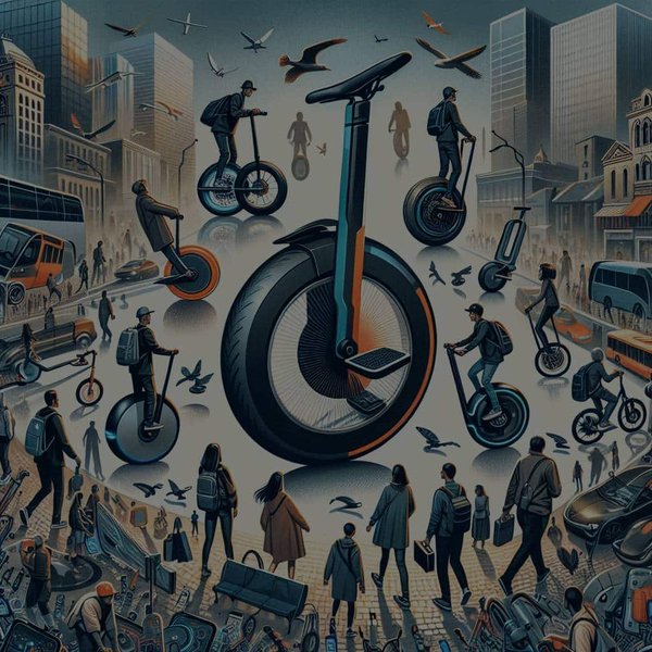 What are the breakthroughs in electric unicycle designs for urban commuting?