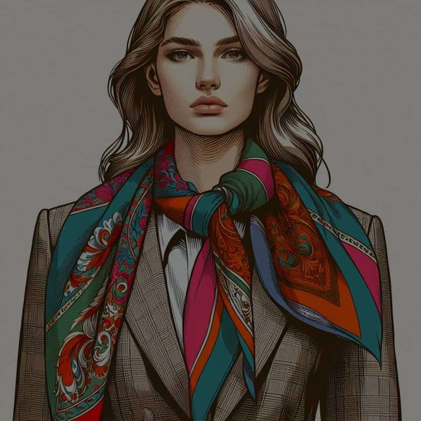 How to Use Bold Scarf Prints to Add a Pop of Color to Your Business Casual Outfit?